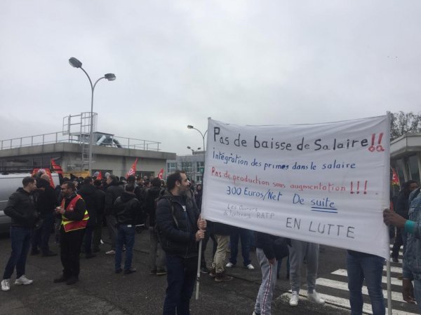 Grève aux ateliers RATP de Sucy-en-Brie : « il faut un raz-de-marée dans la maintenance ! »