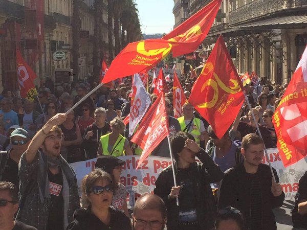 A Montpellier, les manifestant.e.s restent déterminé.e.s contre Macron et « la loi des patrons »