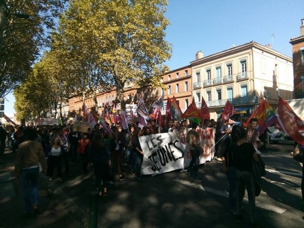 A Toulouse 14 000 manifestants défilent contre les ordonnances
