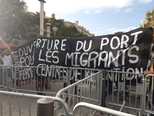 Marseille. Rassemblement de solidarité avec les grévistes de la faim des CRA