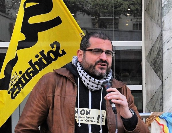 Campagne de soutien à Gaël Quirante : les motions syndicales affluent !