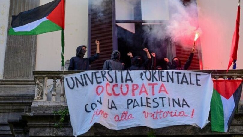Naples. Des étudiants occupent l'université pour dire stop au génocide à Gaza !