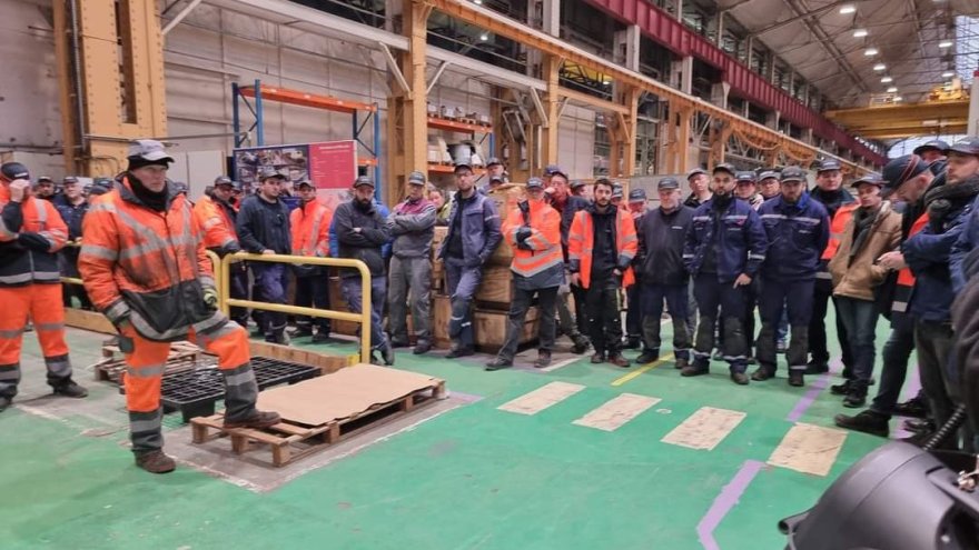 Les travailleurs d'Alstom à Belfort en grève : « Il faut se battre pour conserver nos acquis »