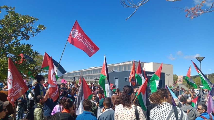 Eurolinks : manifestation contre l'entreprise qui arme Israël avec la complicité du gouvernement