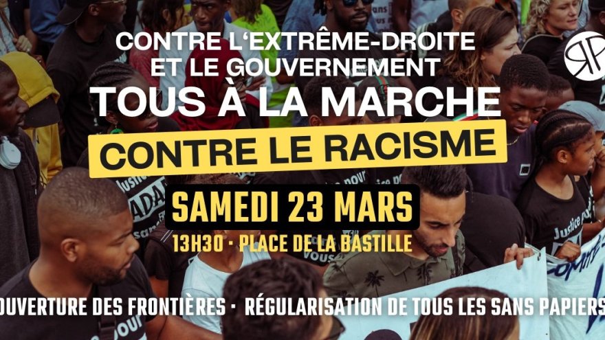 Pour Wanys, les sans-papiers et les victimes du racisme d'Etat : tous dans la rue ce 23 mars !