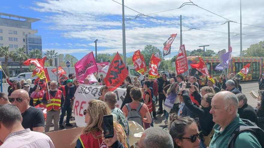 100 jours de colère : des manifestants font annuler la visite de Guerini et Attal à Castelnau-le-Lez